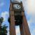 Houston City Hall Tower Clock at the corner of Travis and Congress.