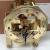 Desmond Lundy's had made skeleton clock.  Front view.